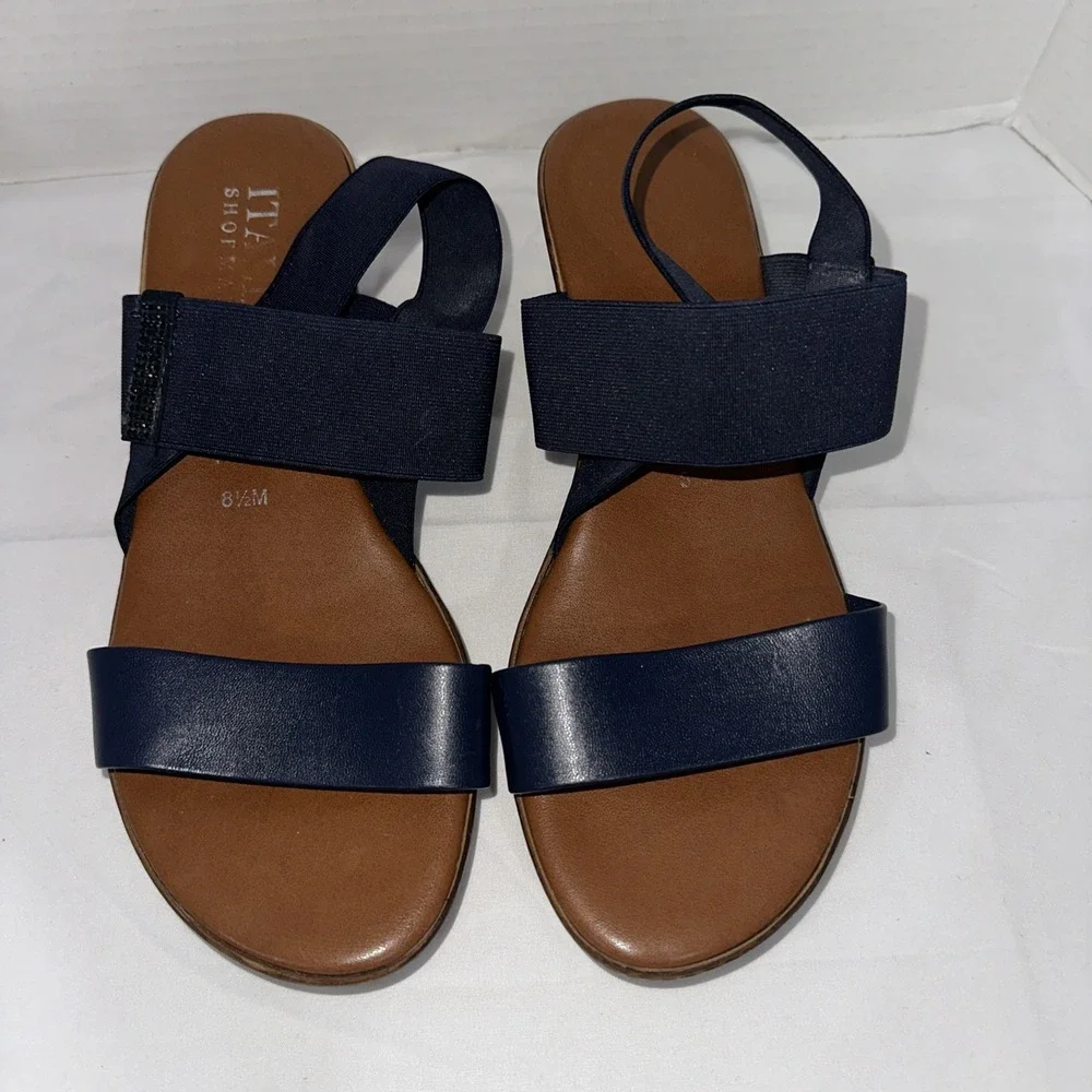 Italian Shoemakers Made In Italy Women's Navy Shoe SIZE 8.5